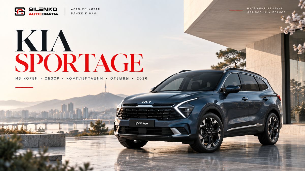 Kia Sportage из Кореи: обзор, комплектации, отзывы 2026
